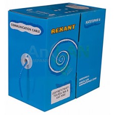 Кабель 01-0047 UTP 4PR 23AWG CAT6 (305 м), REXANT