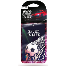 Ароматизатор AVS APS-025 Sport is Life (аром. Leader/Лидер) (бумажные)