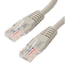 REXANT Патч-корд U/UTP, категория 5e, RJ45-RJ45, неэкранированный, PVC серый, 1,5 м