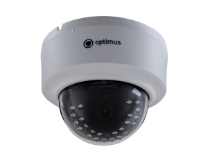 IP-E021.0 (2.8) IP камера купольная Optimus, 1 Мп, ИК-20м.