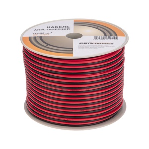 Кабель акустический PROconnect 2х2,50 мм², красно-черный, бухта 100 м