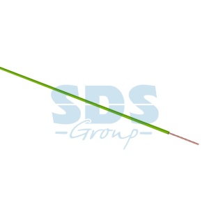 Провод ПГВА REXANT 1х0.50 мм², зеленый, бухта 100 м