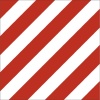 Наклейка на груз. машины "Крупногабаритный груз" ГОСТ (400*400) цвет красный/белый (уп. 1 шт) SKYWAY