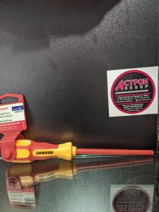 Отвертка REXANT крестовая диэлектрическая PH1 х 125 мм, до 1000 В, двухкомпонентная рукоятка