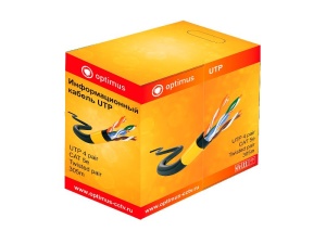 Кабель Optimus UTP CAT-5e, 4*2*0.48 Cu Outdoor 305 м