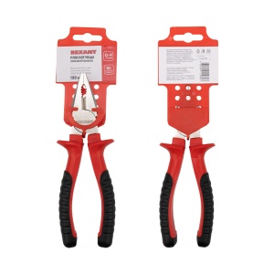 Плоскогубцы комбинированные REXANT 180 мм никелированные, двухкомпонентные рукоятки